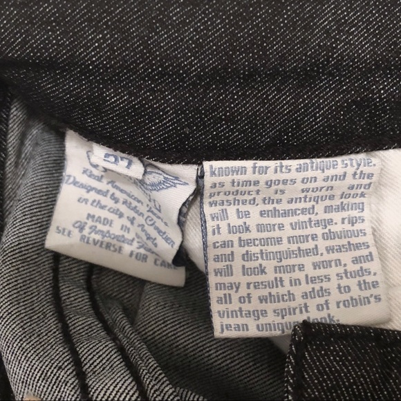 Robin’s Jeans Skinny black denim special low wash - Picture 6 of 6